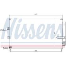 Condensator, climatizare NISSENS