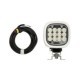 Lumina de lucru WAS LED 12/24/60V 8000lm 12 LED lungime 100mm inaltime 100mm adancime 85,3mm fir 0,25m dispersata IP68/IP66