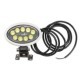 Lampa de lucru LED WAS 12/24/60V 39W 5000lm 9 LED-uri lungime 150mm inaltime 131mm adancime 44mm sirma 2,5m lumina focalizata