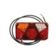 Stopuri spate WAS LED 24V lampa anti-ceata mers inapoi parcare reflector lungime cablu 2m montare spate fixare stanga