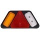 Stopuri spate WAS Lampa LED 12/24V Indicator Anticeață Frână Parcare Reflector Lungime cablu 2m Montare Spate Stânga