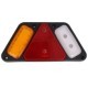 Stopuri spate LED WAS W228 12/24V indicator lumini frana ceata parcare reflector garda spate cablu 2m stanga IP6K9K