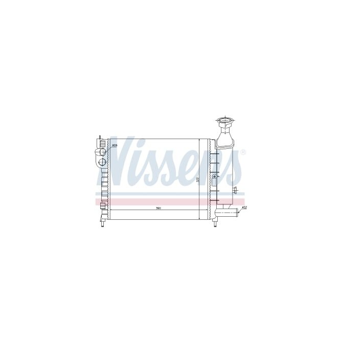 Radiator, racire motor NISSENS