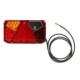 Stopuri spate WAS L LED 12/24V indicator stop parking plate lighting reflector stanga rosu portocaliu