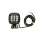 Lumina de lucru LED 12/24/60V 38W 4000lm 9 LED lungime 110mm inaltime 110mm adancime 46mm sirma 2,5m WAS