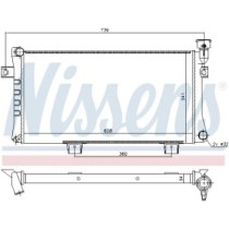 Radiator, racire motor NISSENS