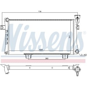 Radiator, racire motor NISSENS