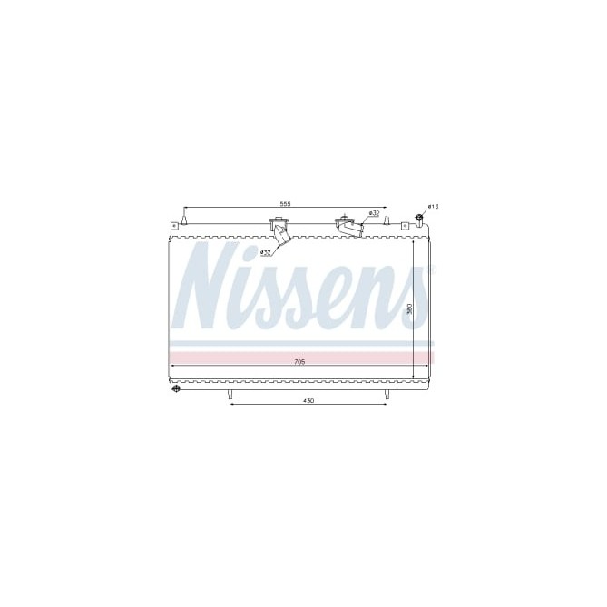 Radiator, racire motor NISSENS