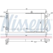 Radiator, racire motor NISSENS