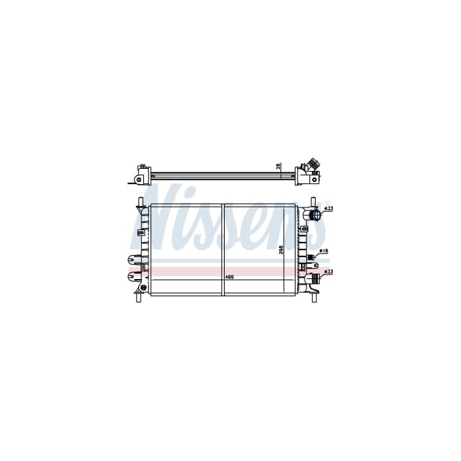 Radiator, racire motor NISSENS