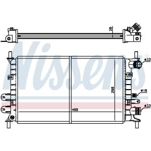 Radiator, racire motor NISSENS