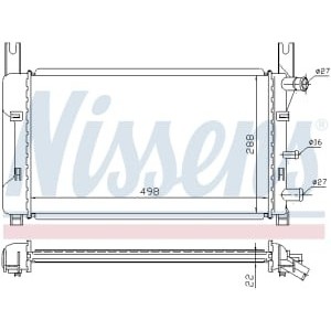 Radiator, racire motor NISSENS