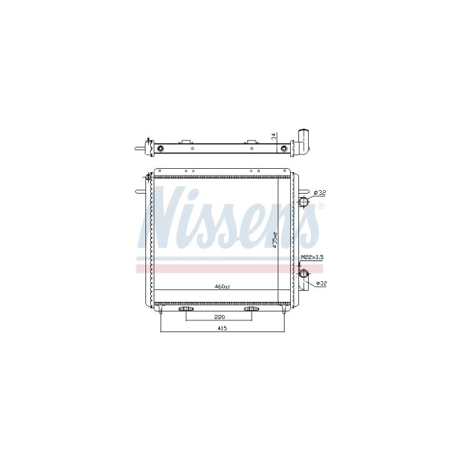 Radiator, racire motor NISSENS