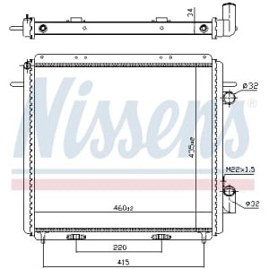 Radiator, racire motor NISSENS