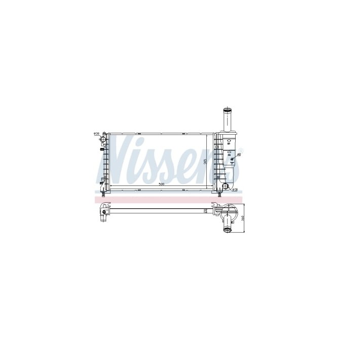 Radiator, racire motor NISSENS