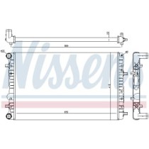 Radiator, racire motor NISSENS