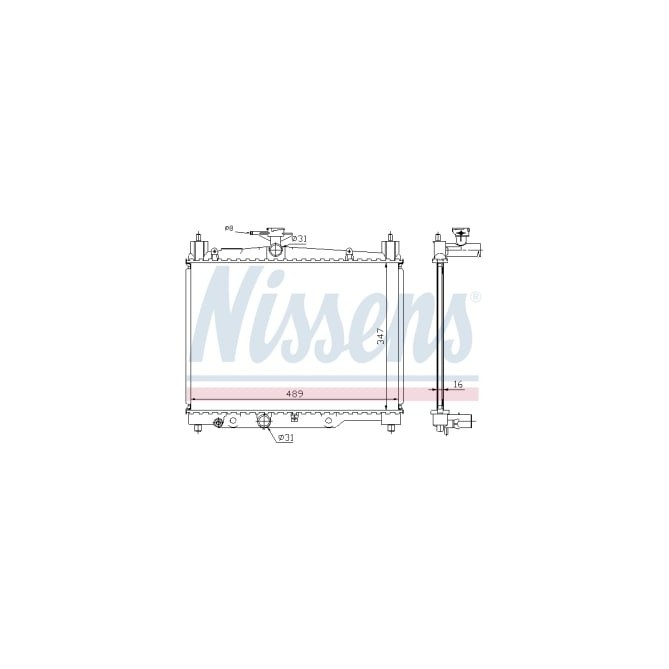 Radiator, racire motor NISSENS