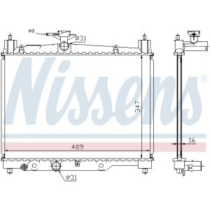 Radiator, racire motor NISSENS