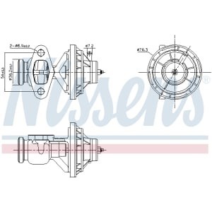 Supapa EGR NISSENS