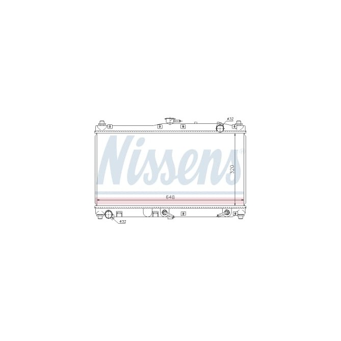 Radiator, racire motor NISSENS