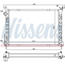 Radiator, racire motor NISSENS