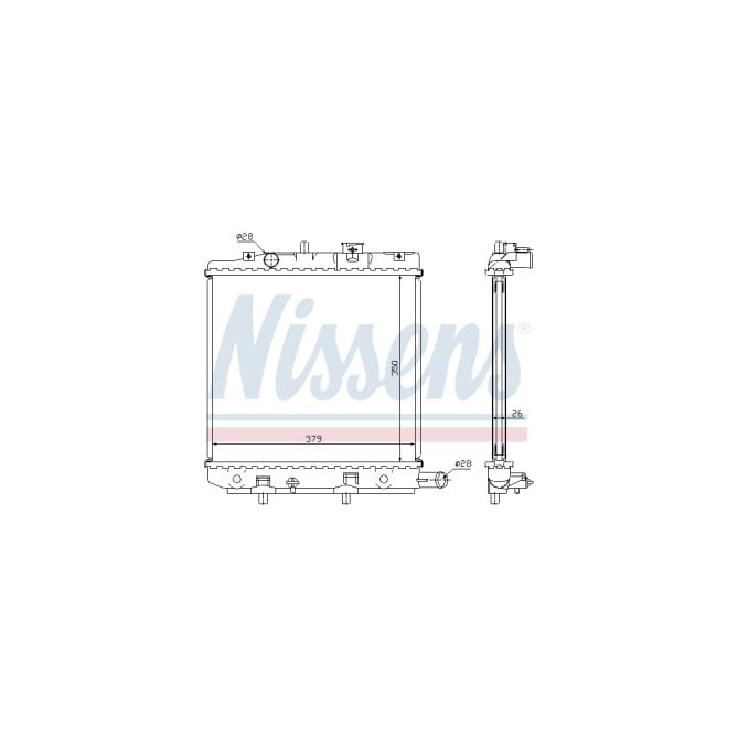 Radiator, racire motor NISSENS