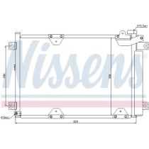 Condensator, climatizare NISSENS