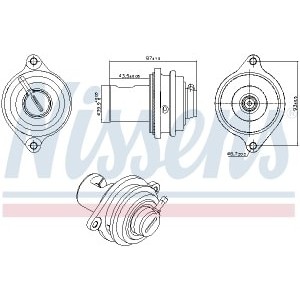 Supapa EGR NISSENS