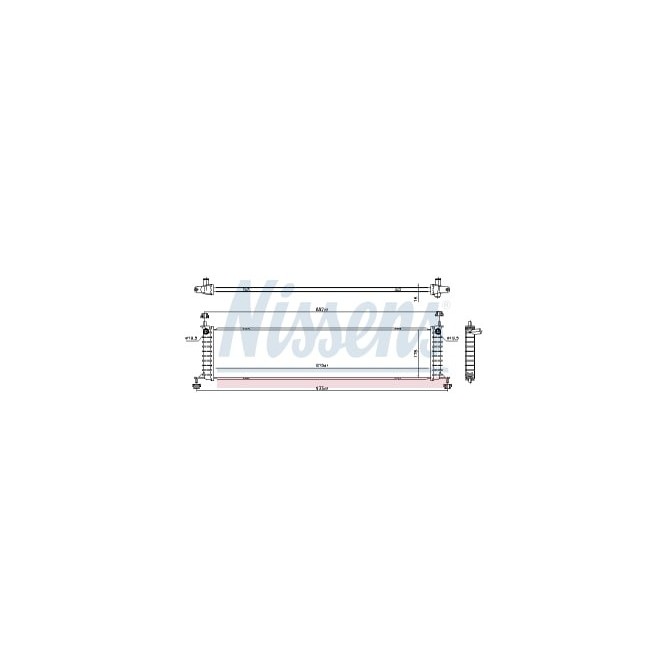 Radiator, racire motor NISSENS