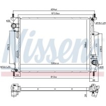 Radiator, racire motor NISSENS