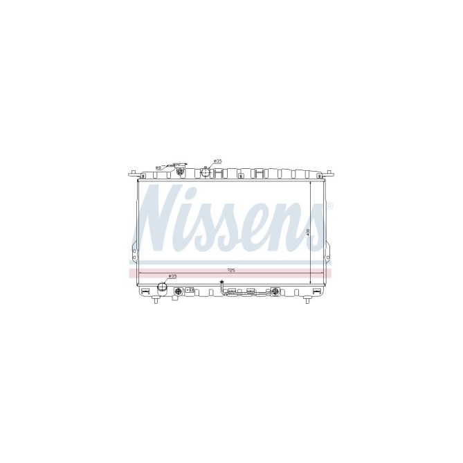 Radiator, racire motor NISSENS