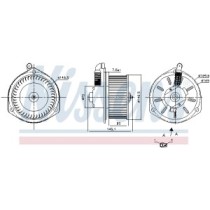 Ventilator, habitaclu NISSENS