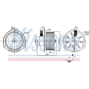 Ventilator, habitaclu NISSENS