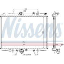 Radiator, racire motor NISSENS