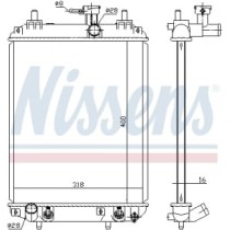 Radiator, racire motor NISSENS