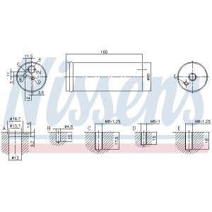 Uscator,aer conditionat NISSENS