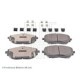 Set placute frana Fata BLUE PRINT Toyota C-HR 1.2/1.8H/2.0 10.16 punte fata ECE R90 Inaltime 63.6mm Grosime 17.7mm Lungime 141.0mm