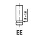 Supapa evacuare FRECCIA Robinet evacuare 36.5x8x106 ABARTH RITMO FIAT CROMA REGATA RITMO TEMPRA TIPO LANCIA BETA DELTA PRISMA 1.6/1.8/2.0