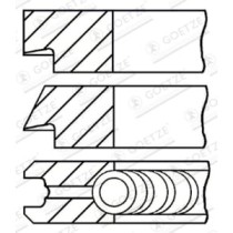 Set segmenti piston GOETZE