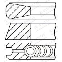 Set segmenti piston GOETZE