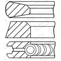 Set segmenti piston GOETZE