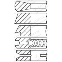 Set segmenti piston GOETZE