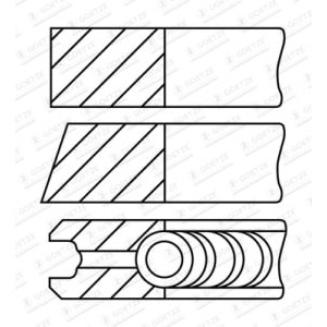 Set segmenti piston GOETZE