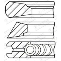 Set segmenti piston GOETZE