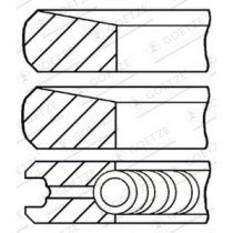 Set segmenti piston GOETZE