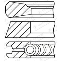 Set segmenti piston GOETZE