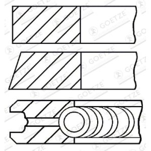 Set segmenti piston GOETZE