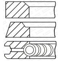 Set segmenti piston GOETZE