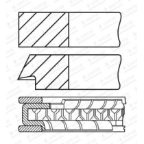 Set segmenti piston GOETZE