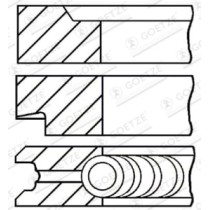 Set segmenti piston GOETZE